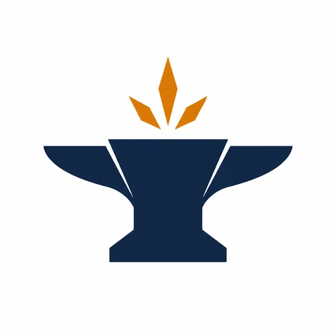 SpecForge logo: an anvil with sparks